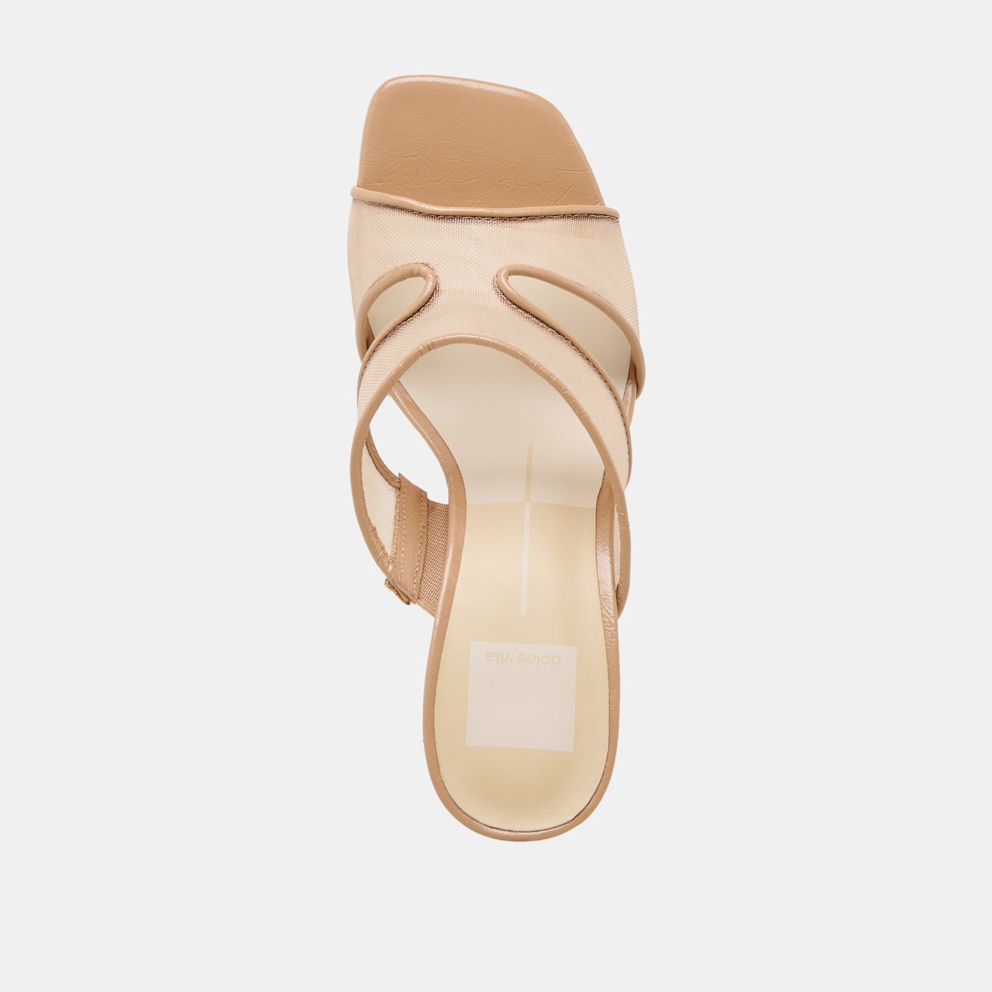 Gitel Light Tan Mesh Heels Dolce Vita