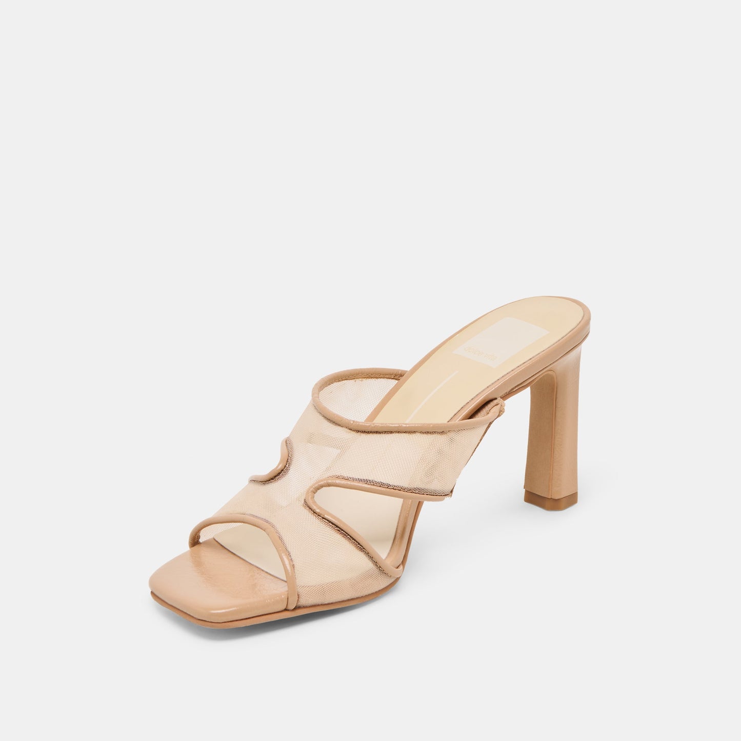 Gitel Light Tan Mesh Heels Dolce Vita