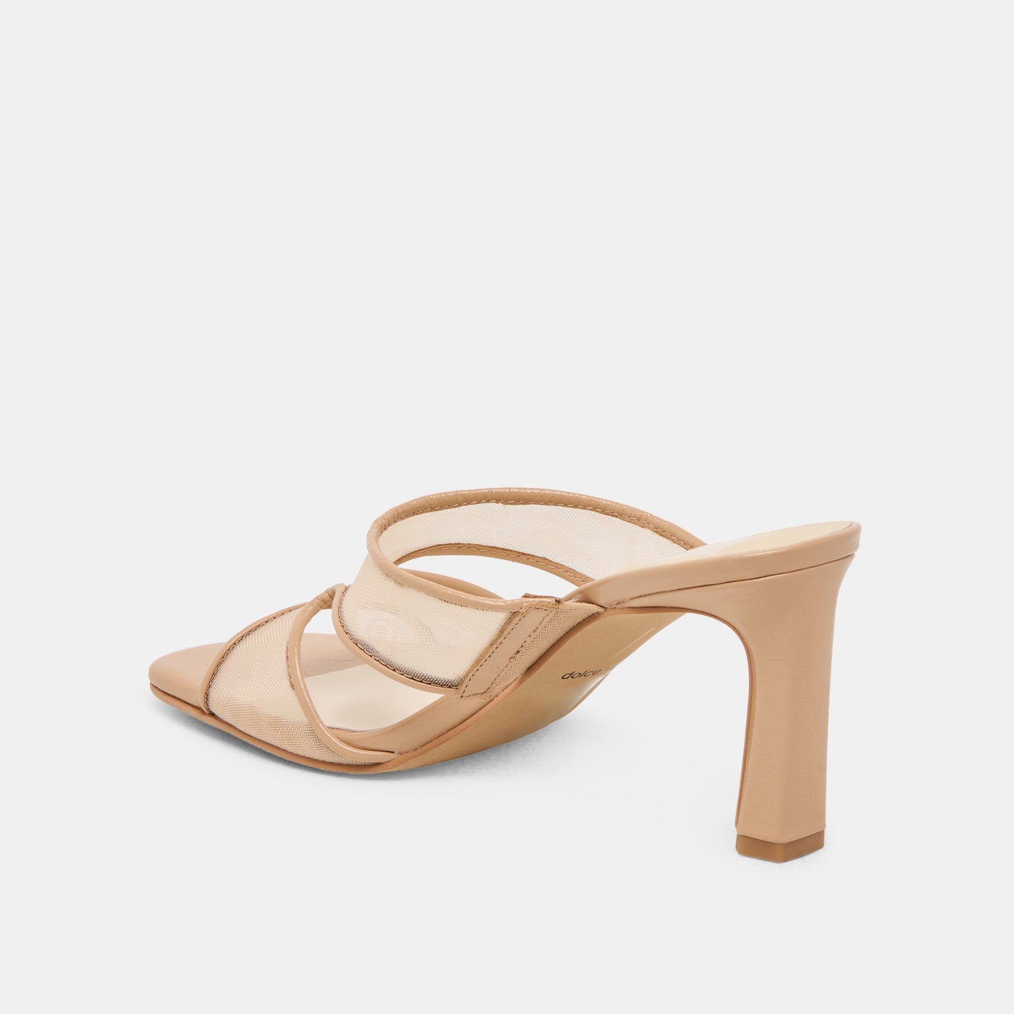 Gitel Light Tan Mesh Heels Dolce Vita