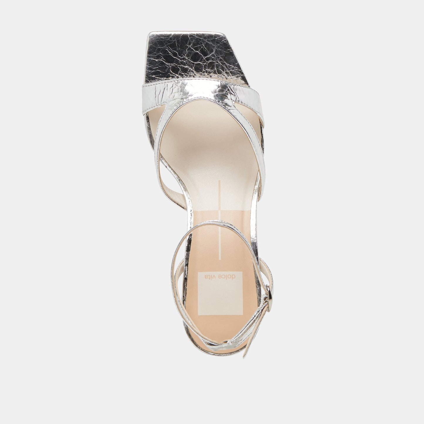 BECKI HEELS SILVER DISTRESSED LEATHER Dolce Vita