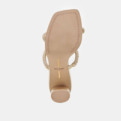 NOLAH HEELS GOLD MULTI BEADS Dolce Vita