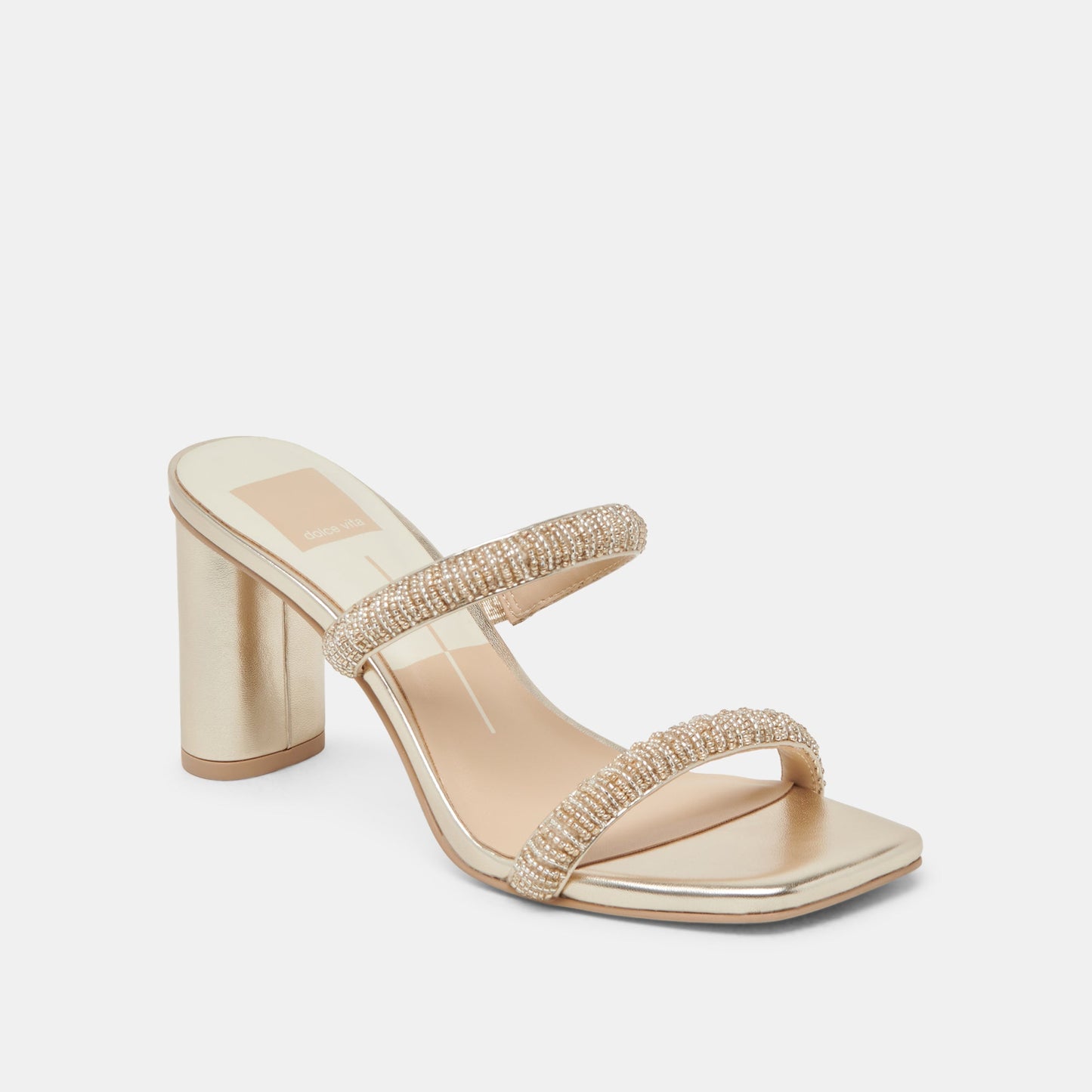 NOLAH HEELS GOLD MULTI BEADS Dolce Vita