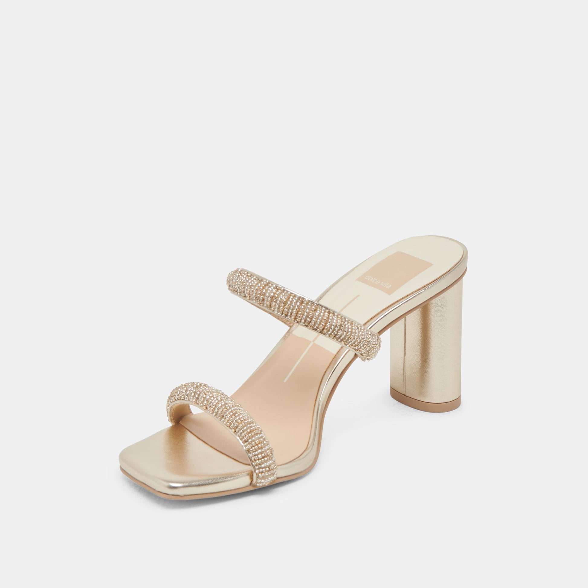NOLAH HEELS GOLD MULTI BEADS Dolce Vita