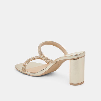NOLAH HEELS GOLD MULTI BEADS Dolce Vita