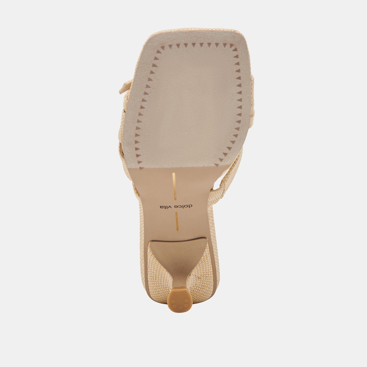 BRYANT HEELS NATURAL WOVEN RAFFIA Dolce Vita