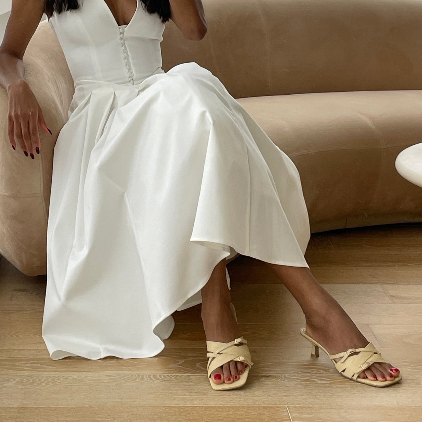 BRYANT HEELS NATURAL WOVEN RAFFIA Dolce Vita