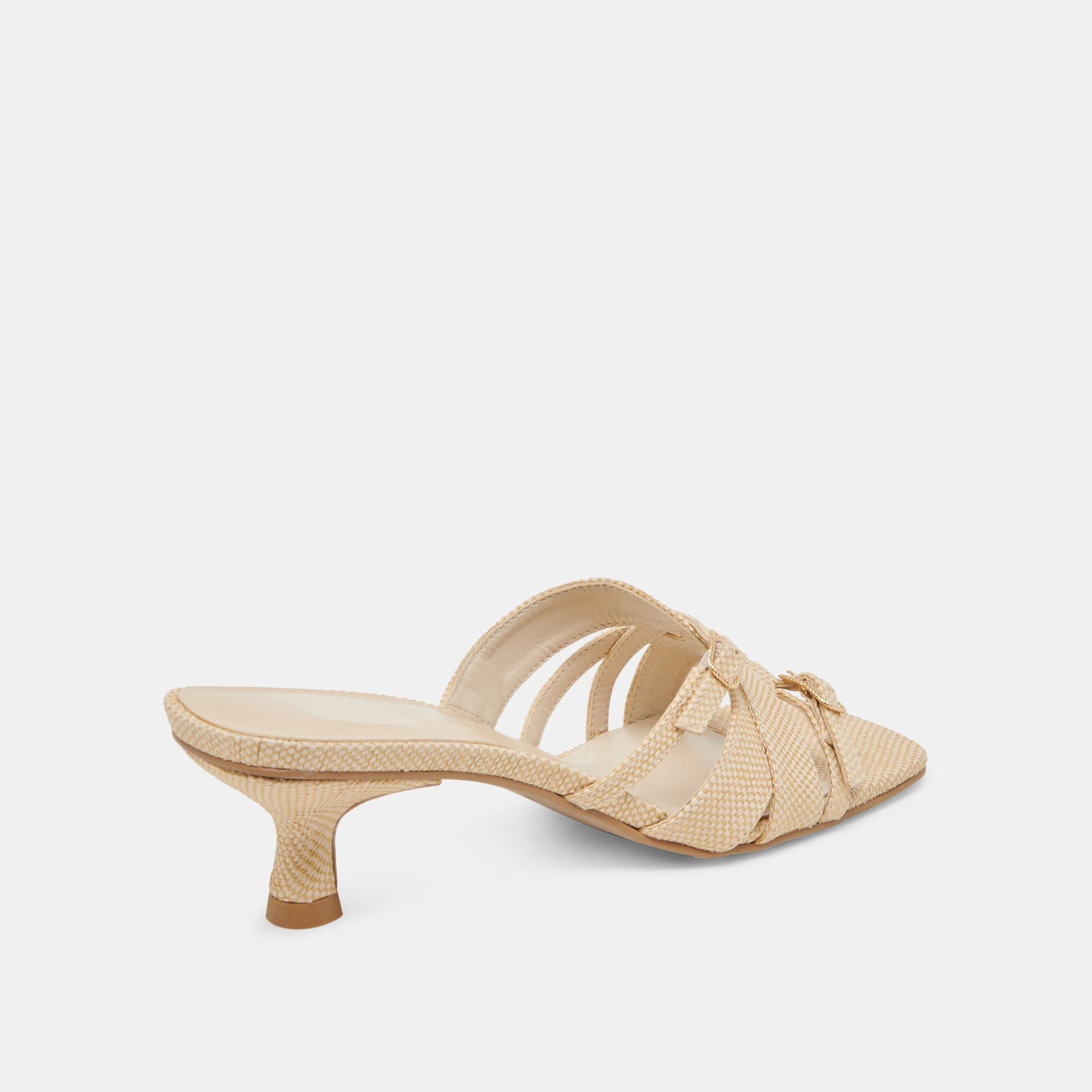 BRYANT HEELS NATURAL WOVEN RAFFIA Dolce Vita