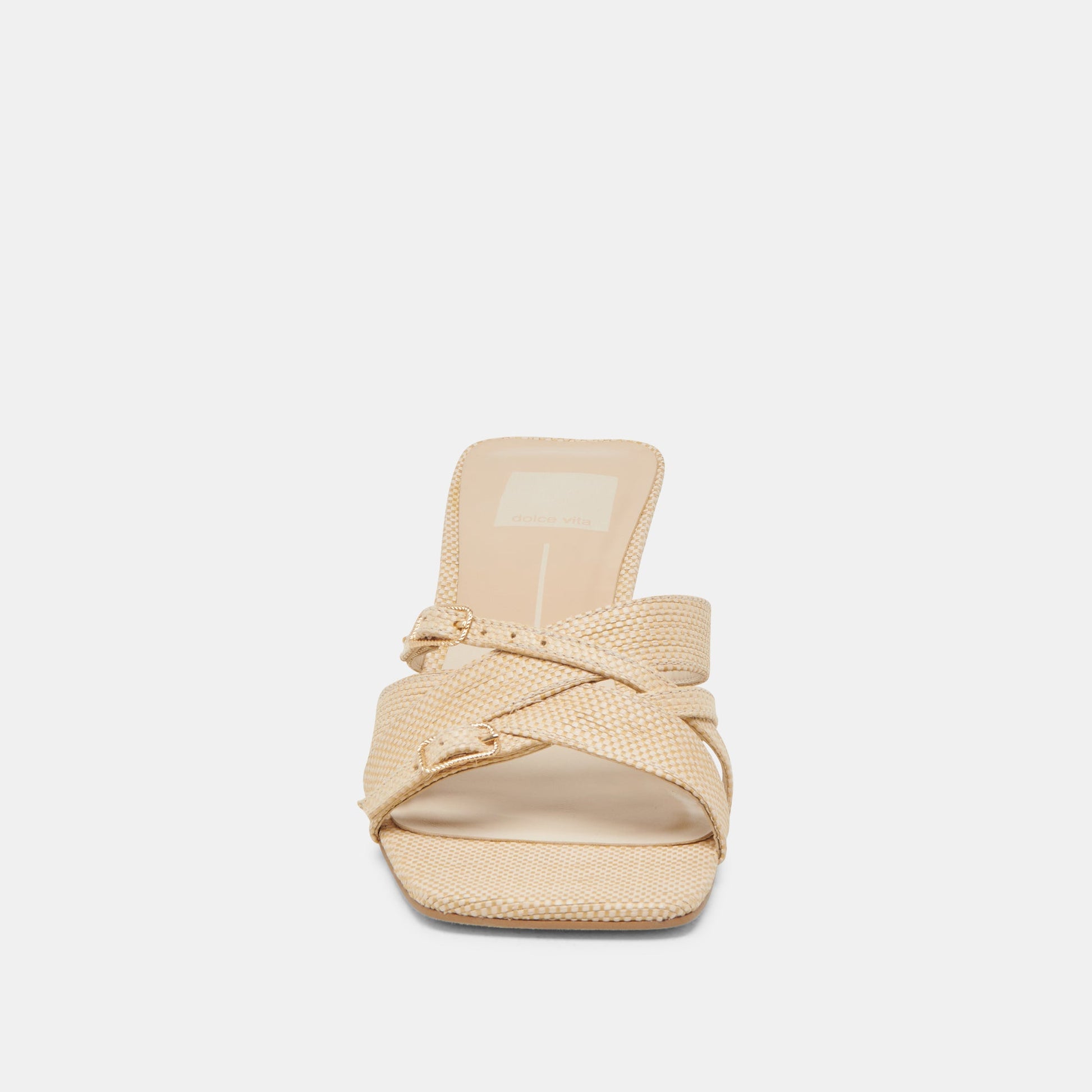 BRYANT HEELS NATURAL WOVEN RAFFIA Dolce Vita