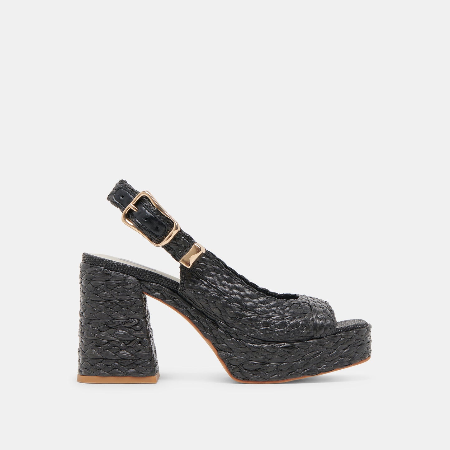 FLORES HEELS ONYX RAFFIA Dolce Vita