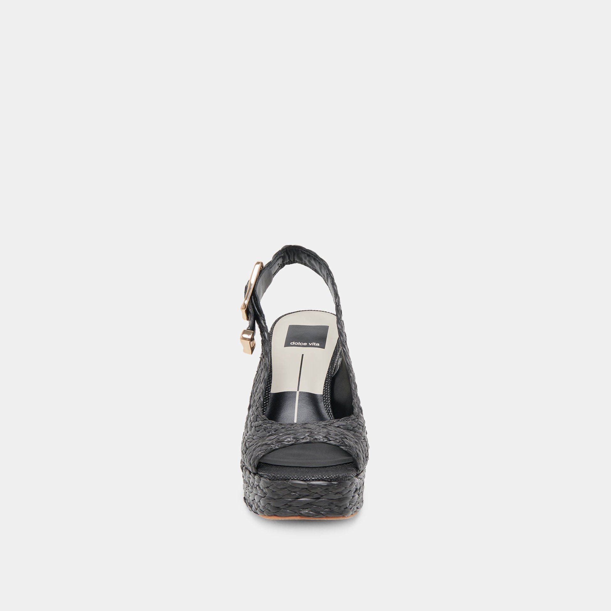 FLORES HEELS ONYX RAFFIA Dolce Vita