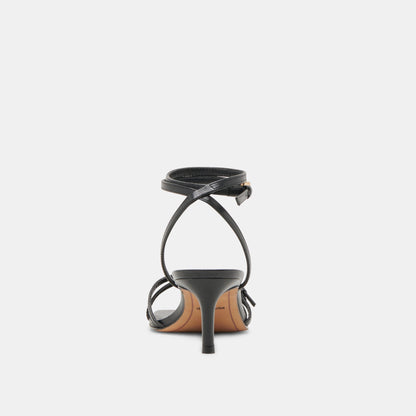 BAMBY HEELS BLACK LEATHER Dolce Vita