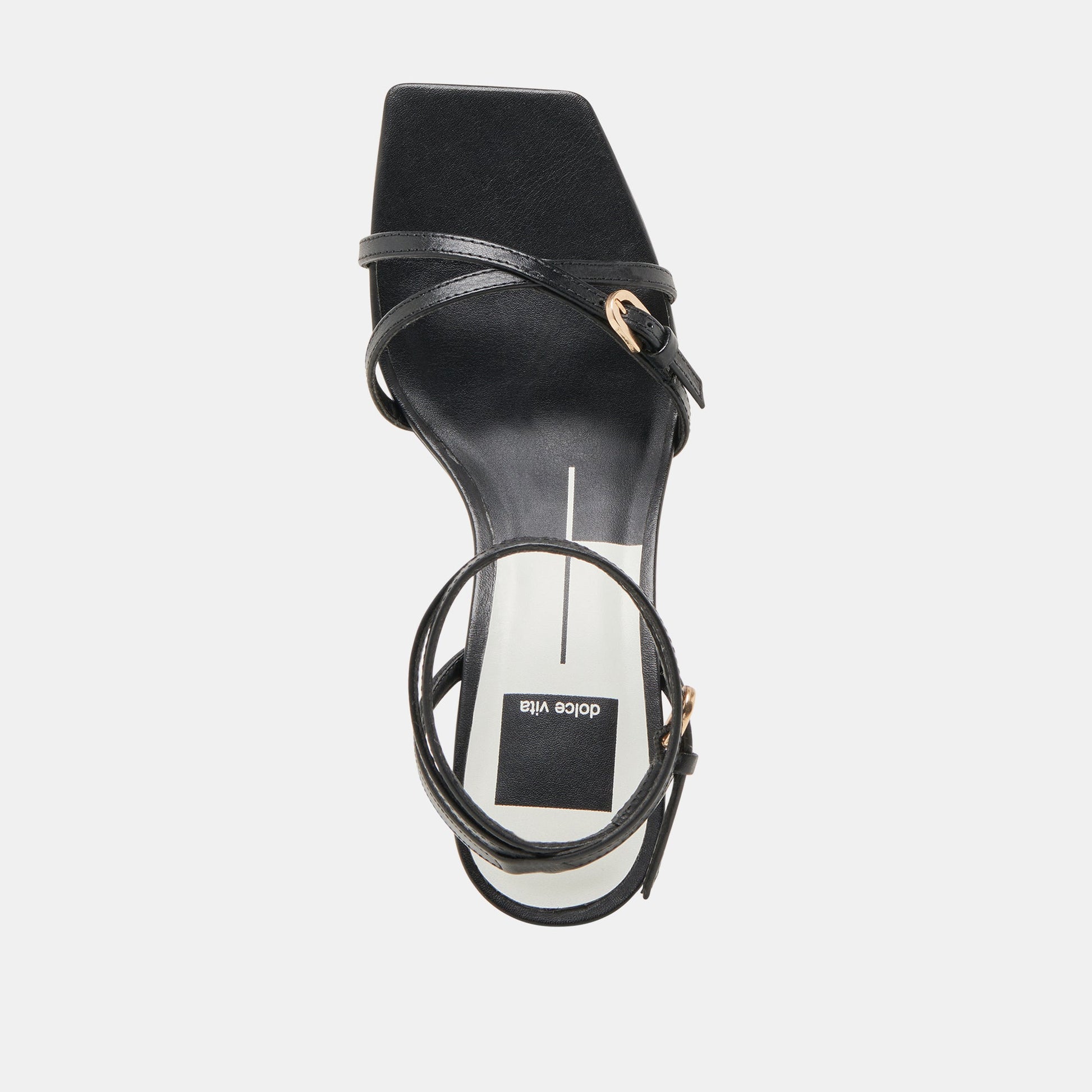 BAMBY HEELS BLACK LEATHER Dolce Vita