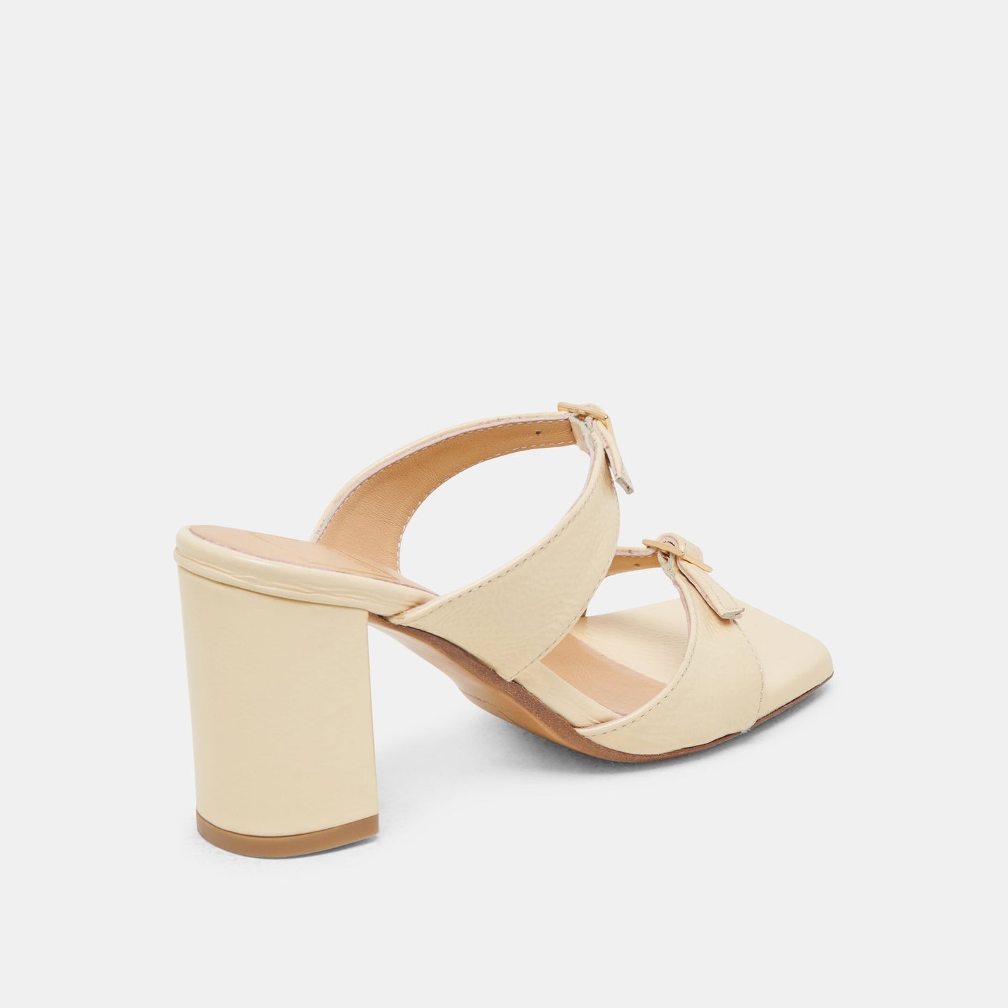 SHANE HEELS LIGHT YELLOW CRINKLE PATENT Dolce Vita