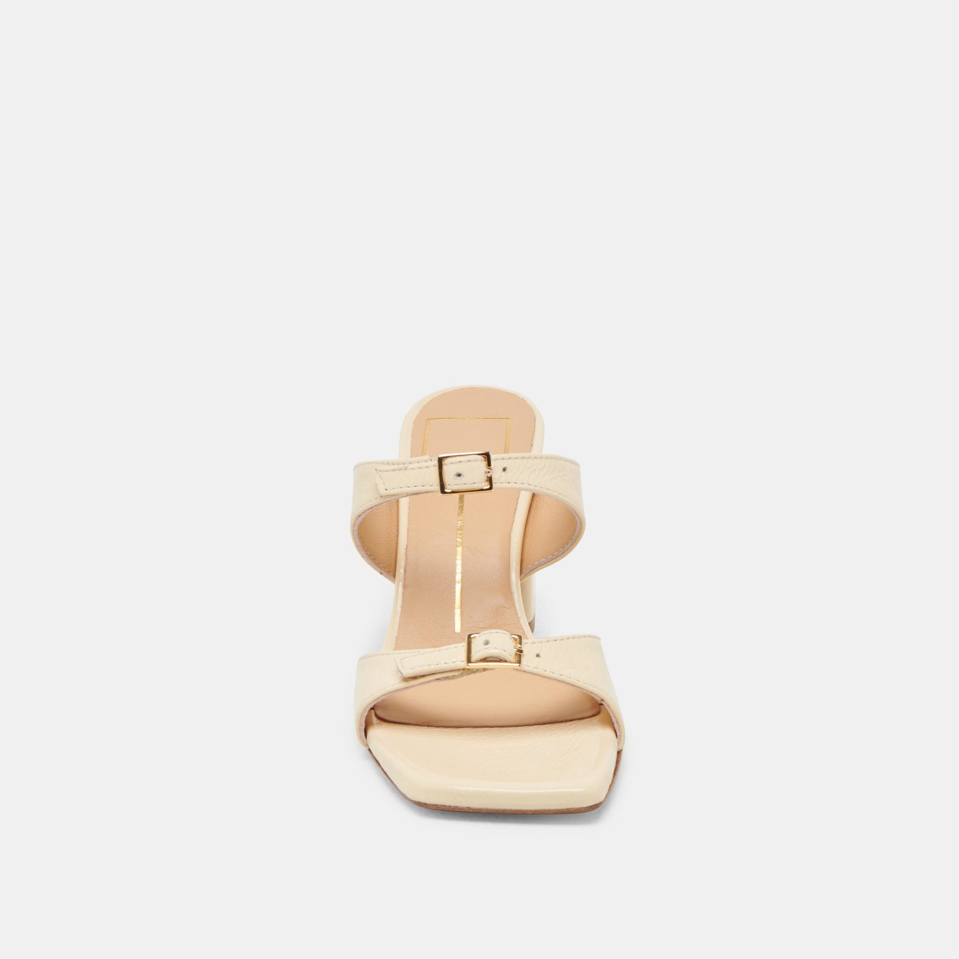 SHANE HEELS LIGHT YELLOW CRINKLE PATENT Dolce Vita