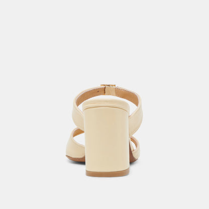 SHANE HEELS LIGHT YELLOW CRINKLE PATENT Dolce Vita
