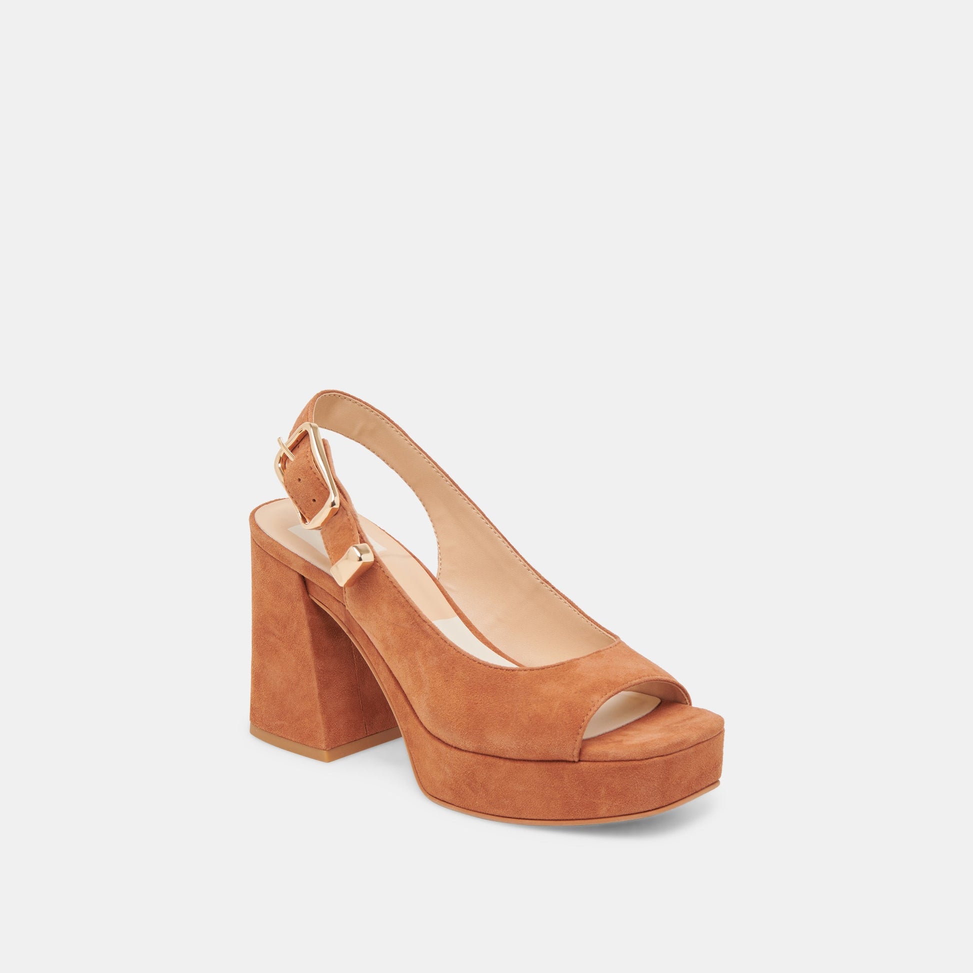 FLORES HEELS CARAMEL SUEDE Dolce Vita