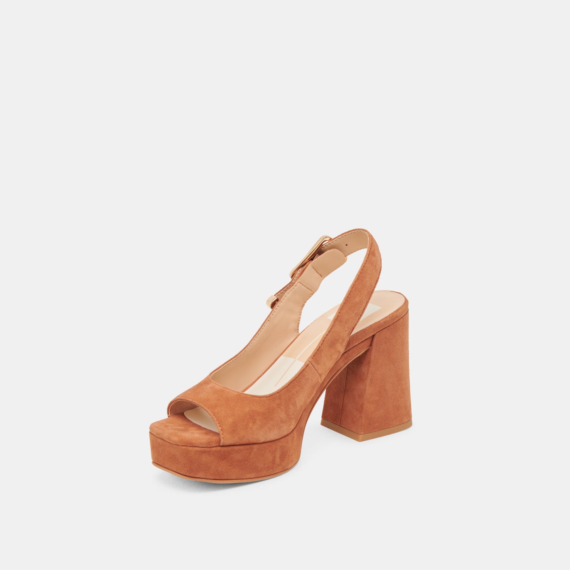 FLORES HEELS CARAMEL SUEDE Dolce Vita