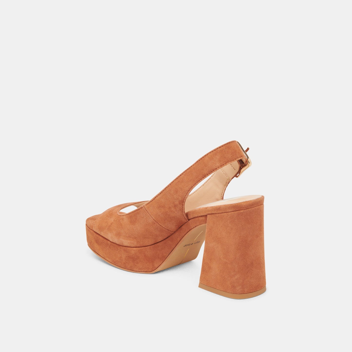 FLORES HEELS CARAMEL SUEDE Dolce Vita