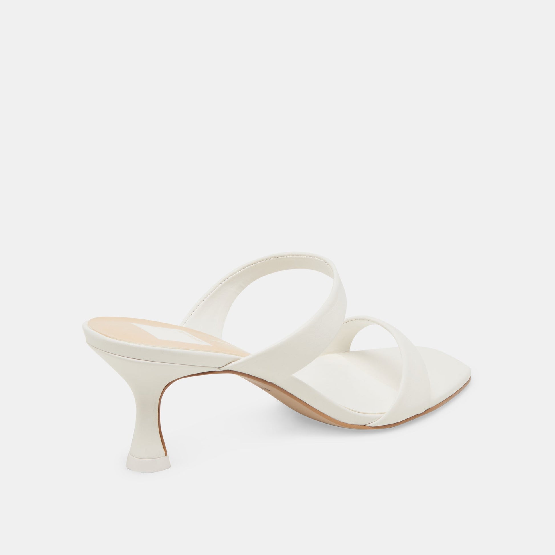 Genora White Leather Heels Dolce Vita