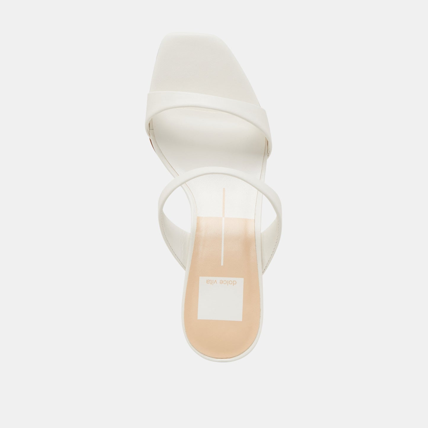 Genora White Leather Heels Dolce Vita