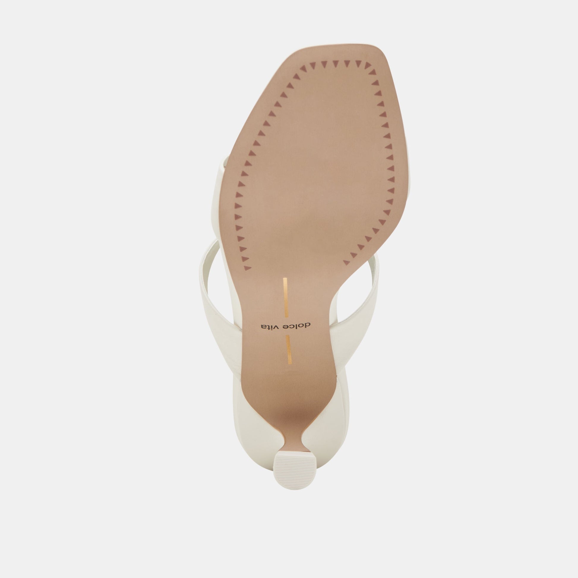 Genora White Leather Heels Dolce Vita