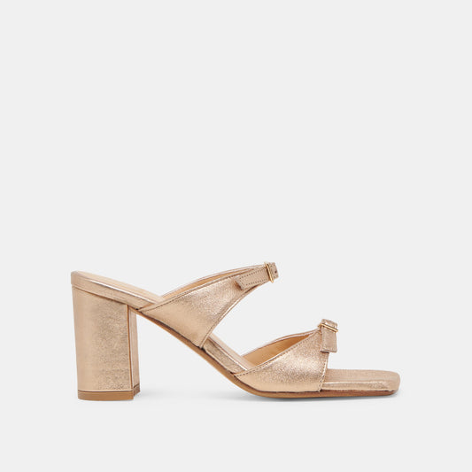SHANE HEELS GOLD METALLIC LEATHER Dolce Vita