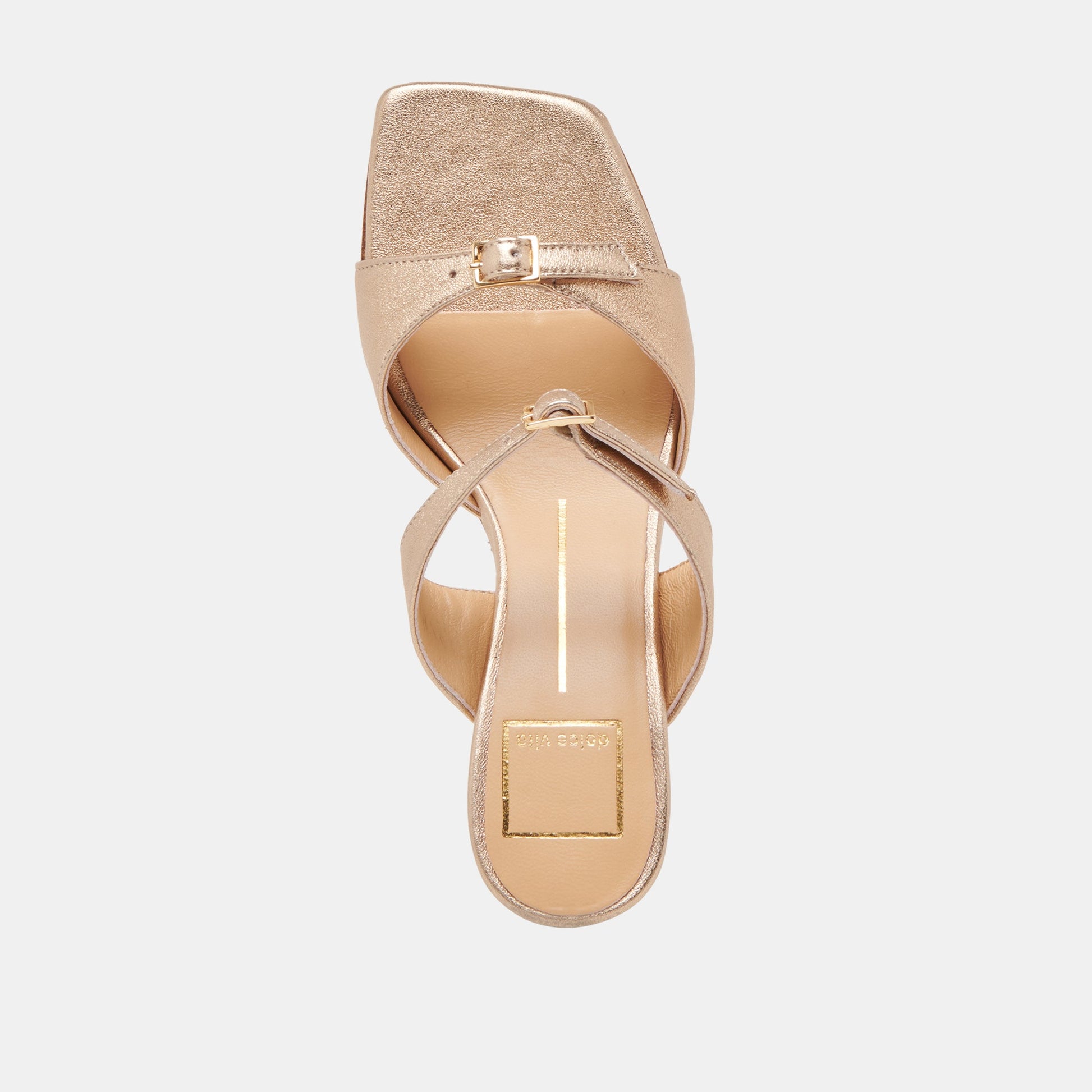 SHANE HEELS GOLD METALLIC LEATHER Dolce Vita