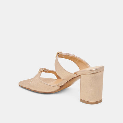 SHANE HEELS GOLD METALLIC LEATHER Dolce Vita