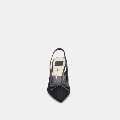 Yela Black Tulle Heels Dolce Vita