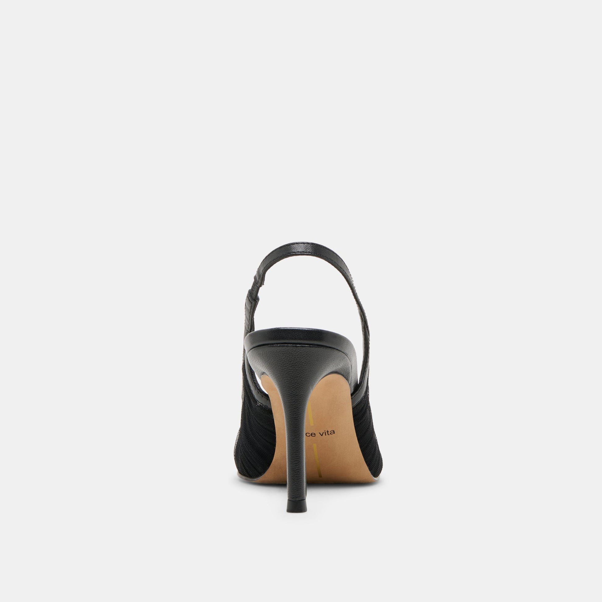 Yela Black Tulle Heels Dolce Vita