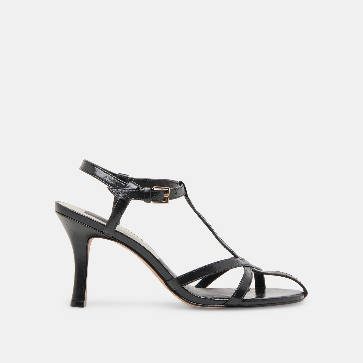 LIANE HEELS MIDNIGHT CRINKLE PATENT Dolce Vita