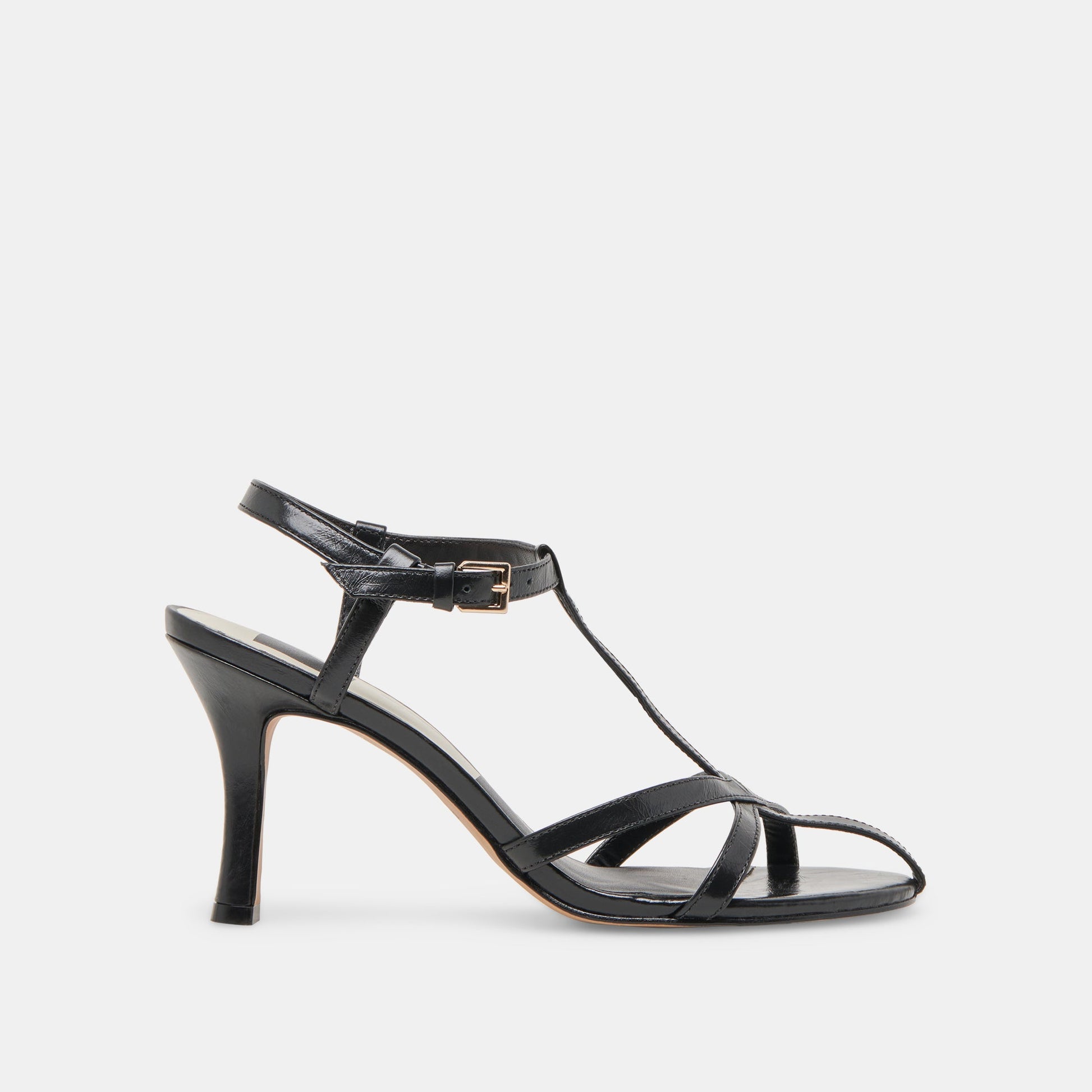 LIANE HEELS MIDNIGHT CRINKLE PATENT Dolce Vita