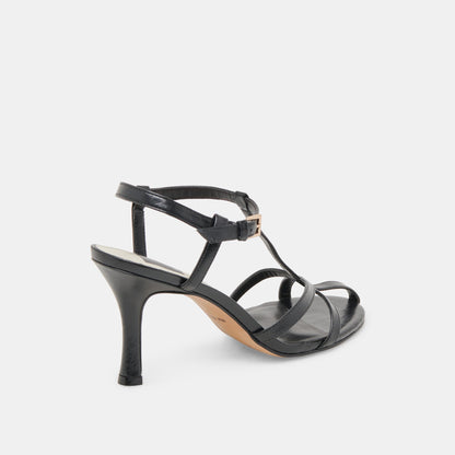 LIANE HEELS MIDNIGHT CRINKLE PATENT Dolce Vita