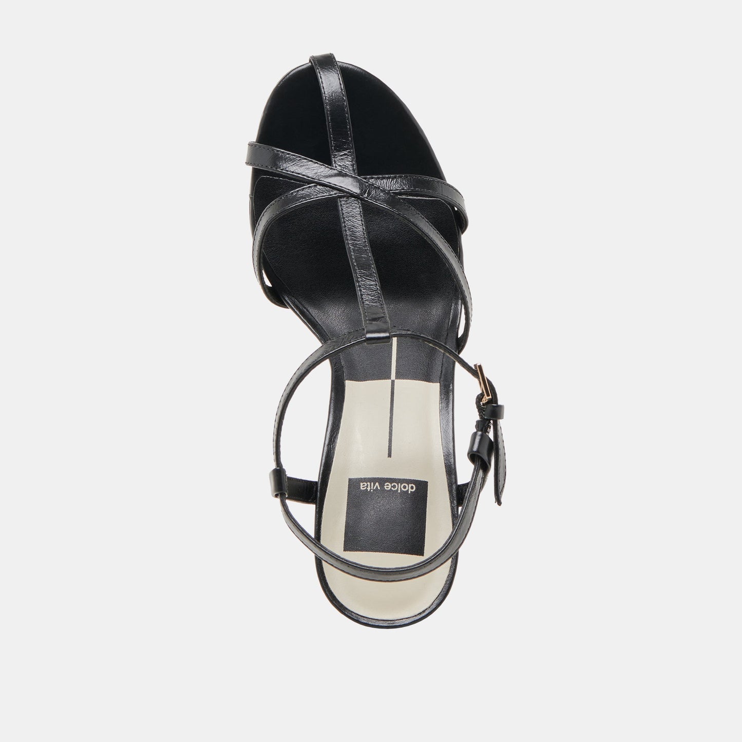 LIANE HEELS MIDNIGHT CRINKLE PATENT Dolce Vita