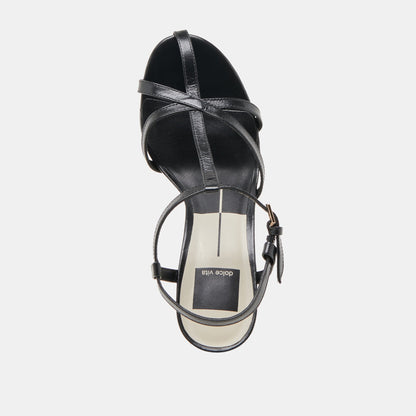 LIANE HEELS MIDNIGHT CRINKLE PATENT Dolce Vita