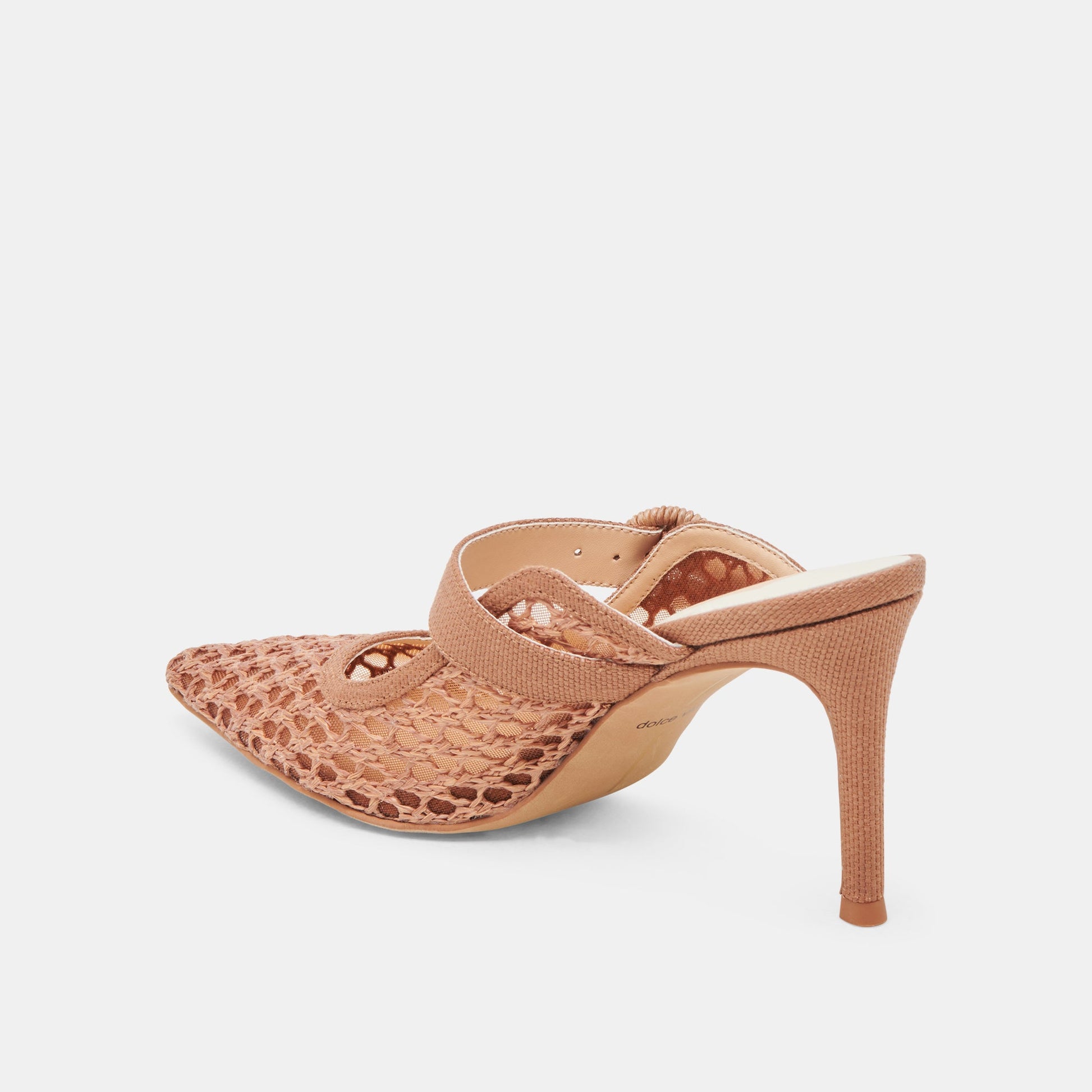 KEEKEE HEELS SADDLE WOVEN RAFFIA Dolce Vita