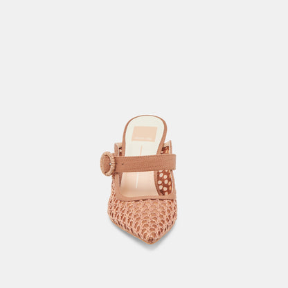 KEEKEE HEELS SADDLE WOVEN RAFFIA Dolce Vita