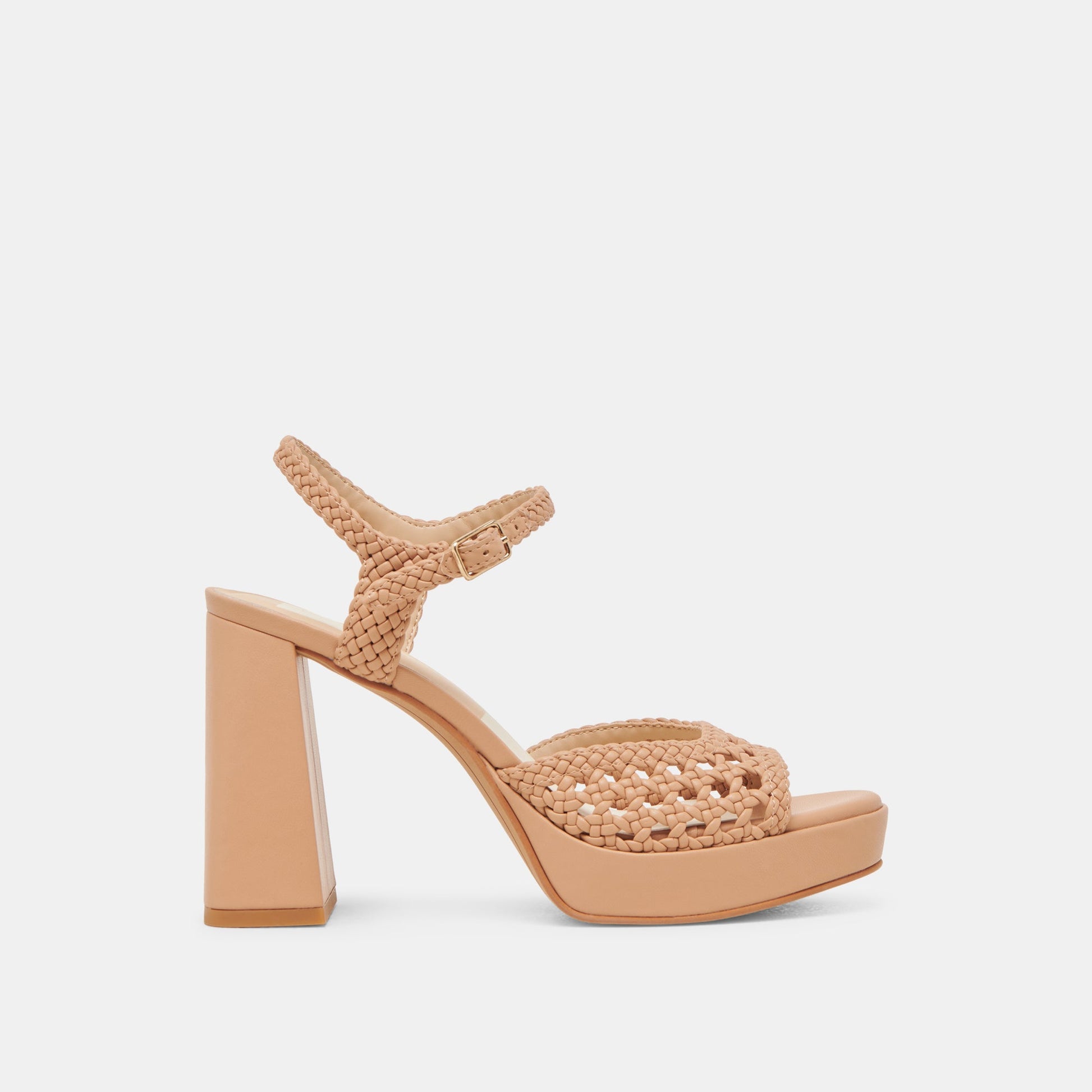 PEYTEN WIDE HEELS CAFE WOVEN STELLA Dolce Vita