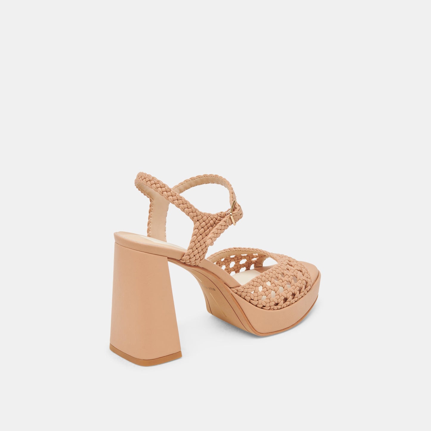 PEYTEN WIDE HEELS CAFE WOVEN STELLA Dolce Vita