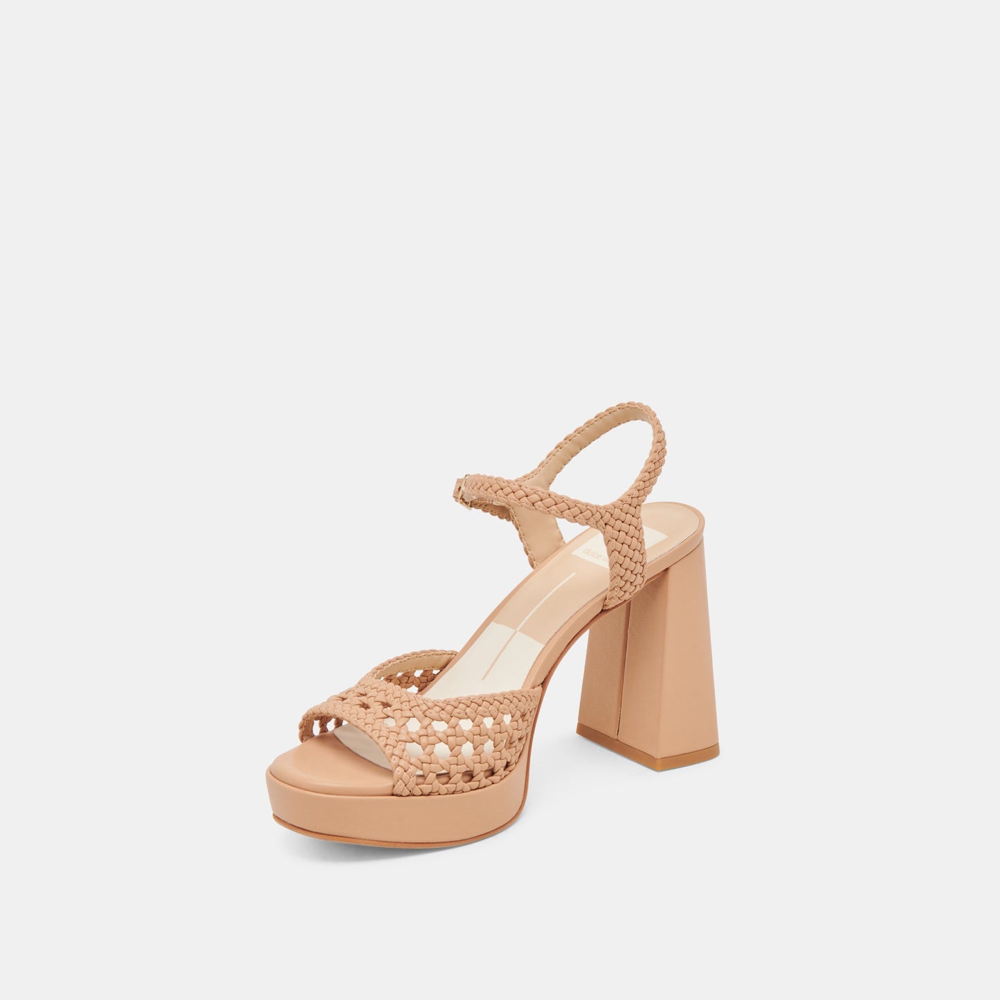 PEYTEN WIDE HEELS CAFE WOVEN STELLA Dolce Vita