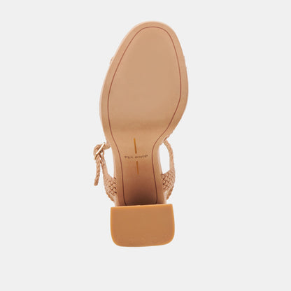 PEYTEN WIDE HEELS CAFE WOVEN STELLA Dolce Vita