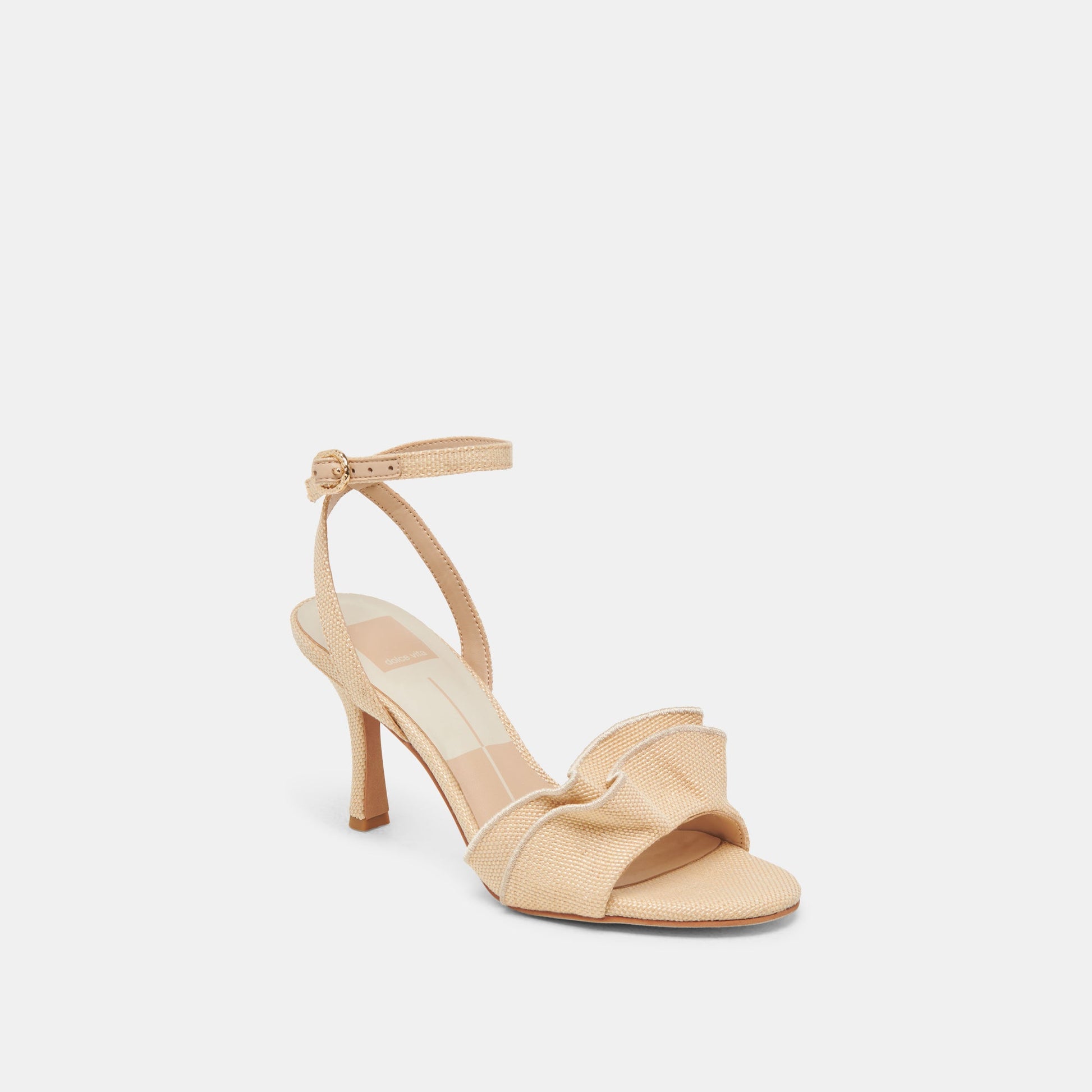 LUNETE HEELS LT NATURAL WOVEN RAFFIA Dolce Vita