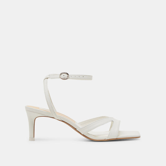 BECKI HEELS TRUE WHITE LEATHER Dolce Vita