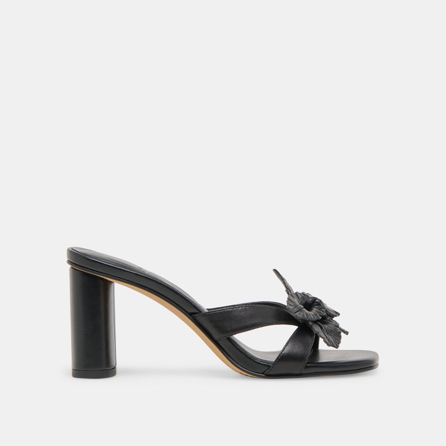 Nikil Black Leather Heels Dolce Vita