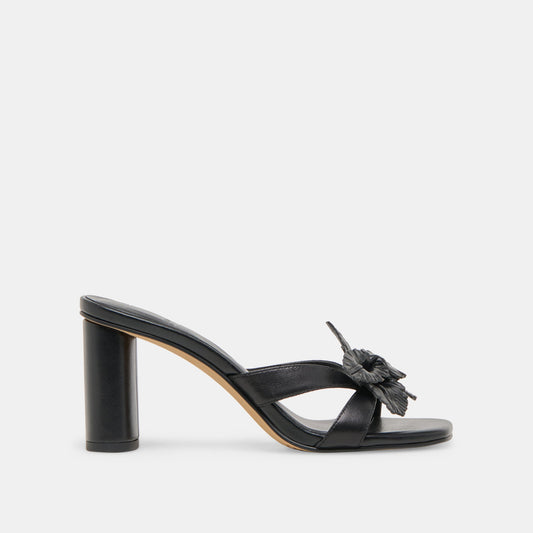 Nikil Black Leather Heels Dolce Vita