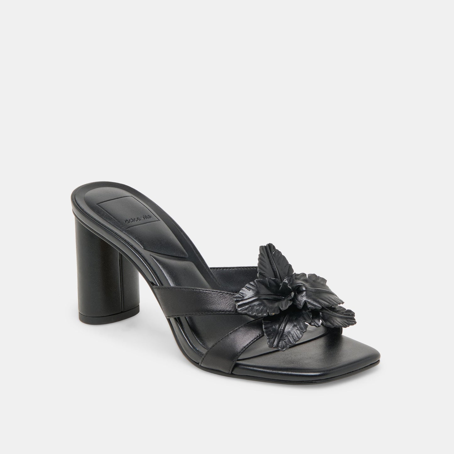 Nikil Black Leather Heels Dolce Vita