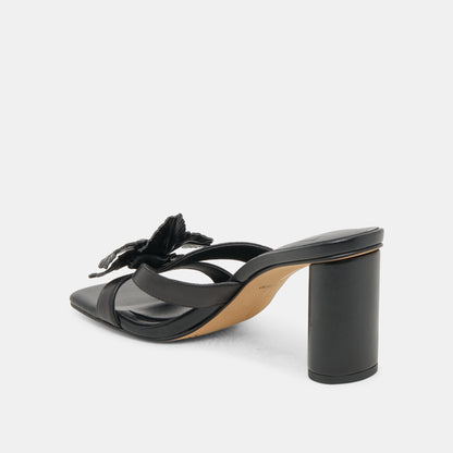 Nikil Black Leather Heels Dolce Vita