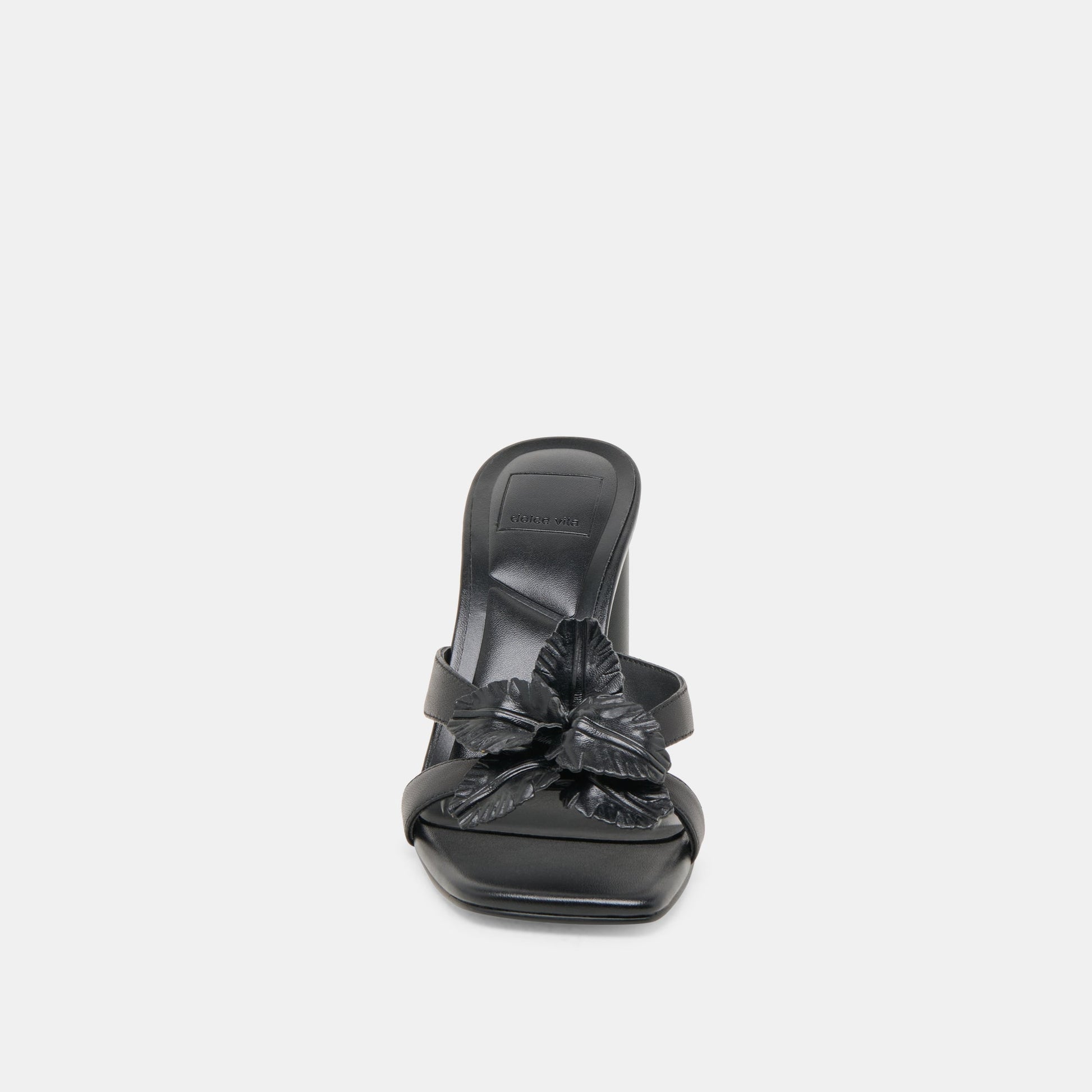 Nikil Black Leather Heels Dolce Vita