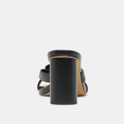 Nikil Black Leather Heels Dolce Vita