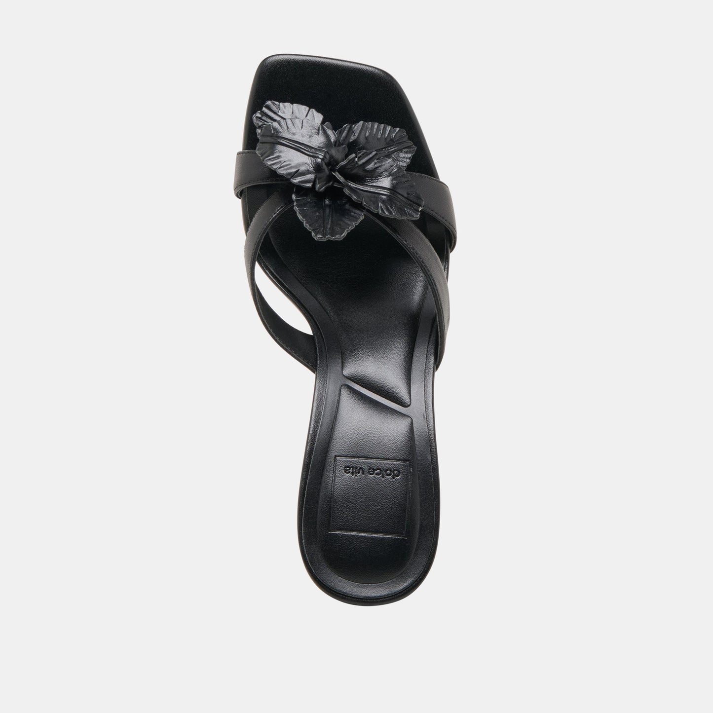 Nikil Black Leather Heels Dolce Vita